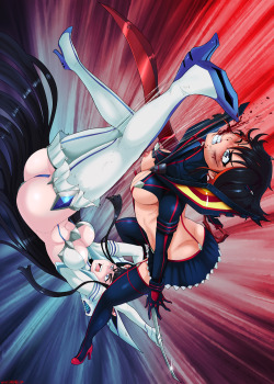 shadbase:The entire Kill La Kill series done for Shadbase.comsee more stuff like this there. Both girls are 18+  &gt; ///&lt;