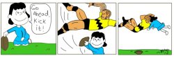 hesjayrich:  Watching “It’s the Great Pumpkin, Charlie Brown” right now. And Lucy’s right, that contract wasn’t notarized. But an RKO can fix that. 