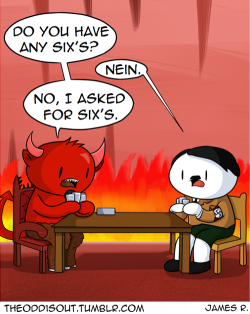 theodd1sout:  Adventures of Hitler and Satan part 1Facebook Twitter   