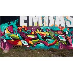 Nice to see the day shots of the production   @berst_1 and myself rocked in #Christchurch a few days ago @embassy This one is dedicated to  for allowing me to take his spot and being a general legend. @ironlak #vanstheomega