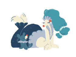 dizzyfigs: Celebratory Primarina and Popplio because THE SEMESTER IS FINALLY OVER AHH
