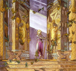 badass–babes: Eowyn At the Gates of Meduseld by Michael William Kaluta   