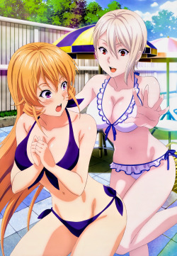 bestanimeimage:    Shokugeki No Souma: Nakiri Erina and Alice! by SSJRaging   