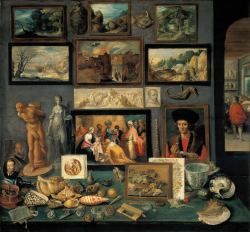 bonjourtableau:  Chamber of Art and Curiosities, 1636, Frans Francken II, Kunsthistorisches Museum 