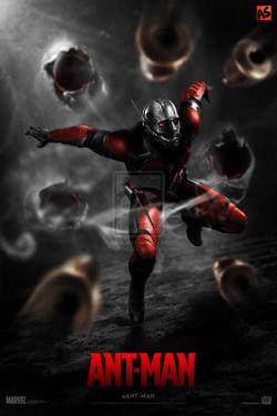 yojabari:  fan made Ant Man poster created by Deviant Artist AndrewSS7