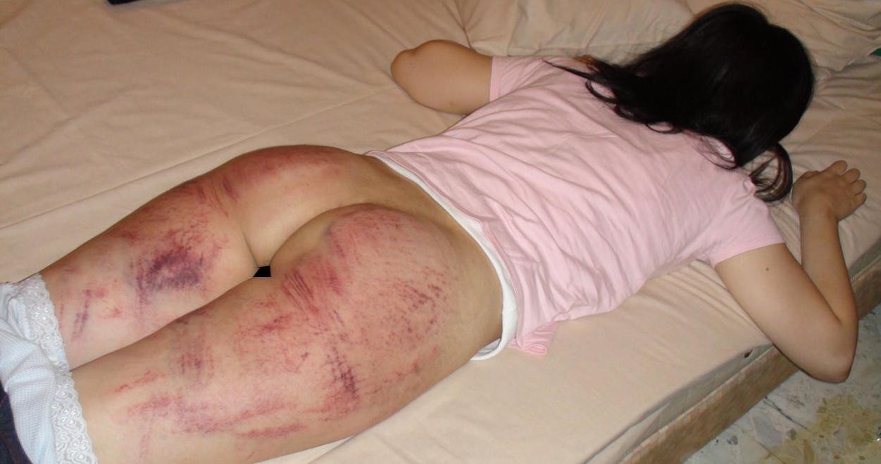 Caning wife to tears
