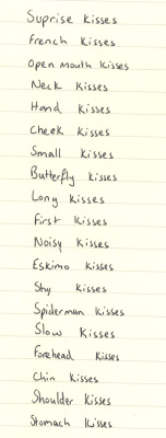 ALL THE KISSES