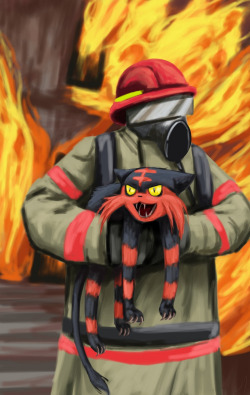 jasmiinininja:    “THAT’S RIGHT TWAS I that set the house ablaze!!!”    Something really quick to illustrate why I won’t be choosing litten. I don’t trust that pyromanicat.  