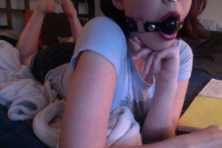 leatherlacedbass:  baby-fatale:tfw you’re a college student but also an orally-fixated slut-pup slave-pet and find yourself casually studying for finals in a ball gag.  yasss!