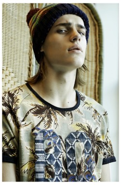 thefashionisto:  Ton Heukels Fronts Scotch &amp; Soda ‘Sir Safari Pop’ Campaign  Sir Safari Pop–Model Ton Heukelsconnects with photographer Philippe Vogelenzang for Scotch &amp; Soda’s  View Post 