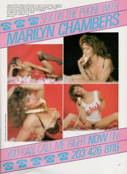Club magazine, July 1983 Visit Private Chambers: The Marilyn Chambers Online Archive