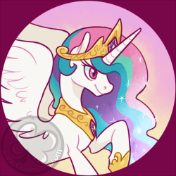 clovercoin:   Princess Celestia and Princess Luna buttons that will be available on the shop pretty soon! I have to go get them test printed and see if they make decent buttons or not. All that’s left to do is Princess Cadence! I’ll start on her right