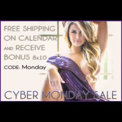 Head to the link in my bio ⬆️⬆️⬆️ -  Get Free shipping and a FREE 8x10 with code: MONDAY on your personalized &amp; autographed 2016 Ashley Alexiss calendar - today only! by ashalexiss