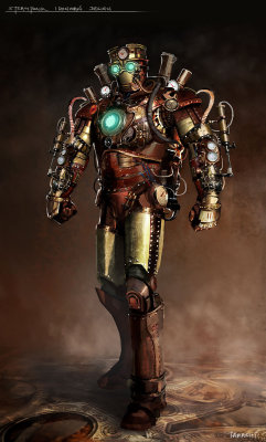 emporioefikz:  Steampunk Iron Man  byTakashi Tan