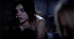 thedarkeswan:  aria montgomery in season six • 6.01 • game on, charles.“i will kill you for what you’re doing to our families! do you hear me?”