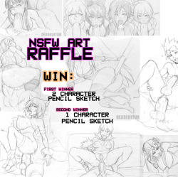 Sorry guys we will have to start again with the art raffle, because my other blog got terminated. &mdash;&mdash;&mdash;&mdash;-NSFW ART RAFFLE&mdash;&mdash;&mdash;&mdash;&mdash;-How to participate:Follow me and reblog this post to enter.First winner: