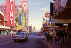 vintagevegas:  Cruisin downtown Vegas 1968