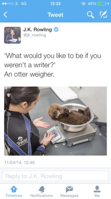 chicksluvporntoo:  necrophilofthefuture:  Jo is a goddess   That sure is a hairy otter ;)