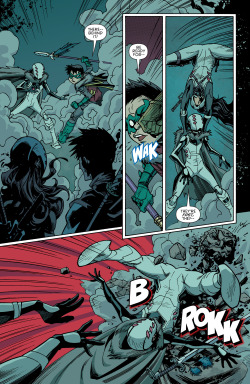 Damian and Maya face their toughest challenge yet:Hot, Older (and Deadlier) Versions of Themselves!!![Robin: Son of Batman #8]