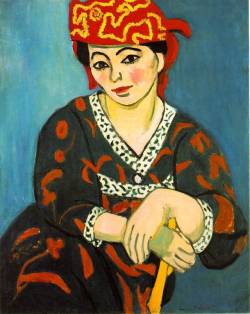 expressionism-art: The Red Madras Headdress via Henri MatisseSize: 99.4x80.5 cmMedium: oil on canvas