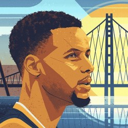 instagram:  Capturing the Faces of the NBA Finals with Ryan Simpson  To see more of Ryan’s illustrations, follow @rtsimp on Instagram.  While the Cleveland Cavaliers (@cavs) and the Golden State Warriors (@warriors) duke it out in the NBA Finals, artist