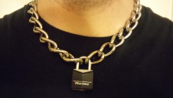 chainedboy82:  The Roommate wanted a relatively kink-free day. Almost everything kink related came off. I went out with him to a bar and had some drinks and lunch wearing no chains, not even a chastity device (with strict orders that if I needed to pee