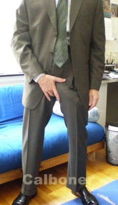 calboner:  Suit bulge (2009)