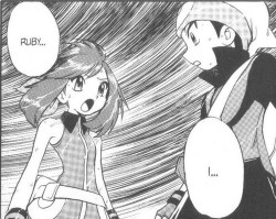 enecoo:  mario9919:  kiyotakamine:  redbullsnation:  Did she really said that??  yes this is 100% authentic pokespe dialog straight from the mouth of sapphire birch  It’s fake.  no this is 100% authentic pokespe dialog straight from the mouth of sapphire