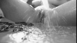 papabear6:  The water pulsing down on your throbbing clit making the moans escape your mouth effortlessly. 
