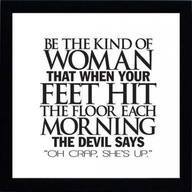 &hellip; if the Devil is a man he says that whenever ANY of you get up&hellip;