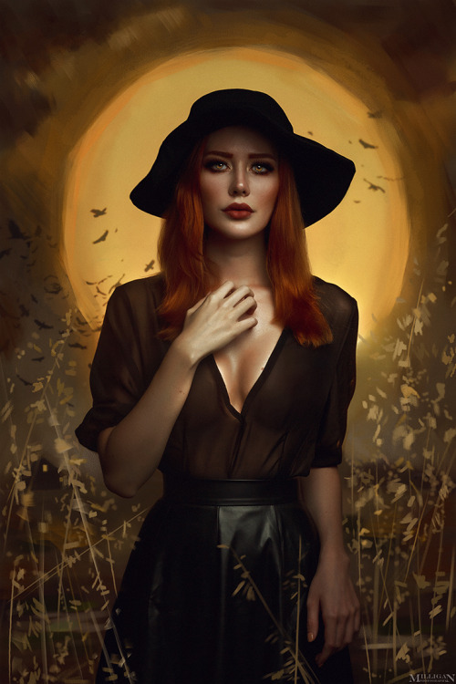   The first photo is based on @fdasuarez &rsquo;s amazing art! Thank you, Fernanda, for a load of inspiration! &lt;3Happy Halloween to y'all!🍂model: @vick_toriephoto, makeup by @milliganvick  