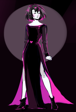 paychiri:  Despite Mettaton volunteering himself to dress you up for prom, it’s still you I was gonna add in an extra Mettaton drawing to accompany older!Frisk, but I’m so exhausted…maybe next time sorry;;   mettamom wants his baby to be fabulous~