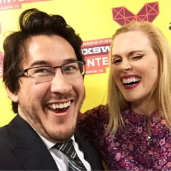 Had a fantastic time hosting the SXSW awards with Janet Varney!