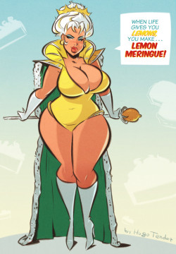 hugotendaz:Lemon Meringue - Cartoon PinUp Sketch Commission    Life lessons with Lemon SenPIE :D Commission for @fantasticcurves of   Lemon Meringue, you can read her origin story in Simon Says, it’s a take on one Batman 1966 episode. Check out other