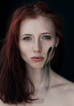 Absolutely love the freckles on this girl along with her red hair and beautiful eyes just beautiful