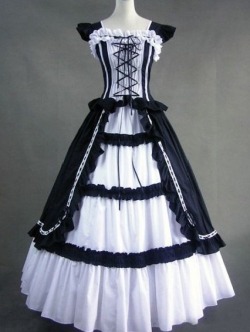 gothic-culture:  yawncaster:  guys lets go against dumb fashion trends and instead wear victorian dresses  These dresses are enchanting! 