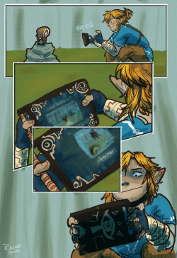 rocketspurs:   Comic about my first experience with a lynel in BotW. The slate’s camera lens doesn’t focus fast enough to register what I’m actually taking a picture of, which has led to some…interesting moments.  