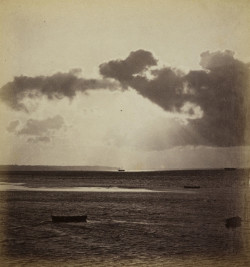 dame-de-pique:   George Washington Wilson (1823-93) - View from Ryde Pier, Isle of Wight (Evening), c.1860   