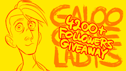 galoogamelady:  OYOYOYOYOYOYO THE TIME HAS COOOMMMEE! How to participate: be my follower and reblog this post! (one entry per person) No giveaway blogs plz and keep your ask box open in case you win!The prizes are:-a lineart portrait of your choice-a