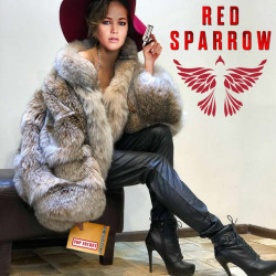foxyfur60:Red Sparrow Poster FurCreamer Public Service Announcement:This is the best fur in Red Sparrow, which is to say, there’s not much fur in Red Sparrow. JLaw gets a couple pretty tame fur hats for like five seconds, that’s about it. In my defense,