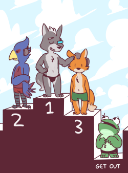 cat-boots:  ravenworks requested a starfox swimsuit competition! Peppy didn’t sign up because he’s too busy trying to, you know, actually fight in the war 