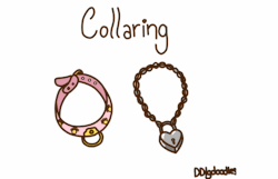 ddlgdoodles:  m00nlightcrystal:ddlgdoodles:  What is collaring? Different collars have different meanings. When you hear “collaring”, you tend to think of the ownership (mentioned below) but there are other ties when collars may be worn: Play collar