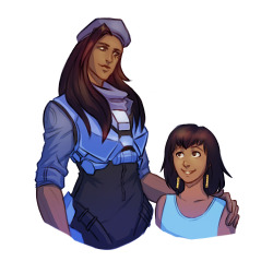 the-poop-tart666:  Ana Amari, then and now. (?) ಥ_ಥ On an unrelated note I can totally imagine Ana being okay with Pharmercy. That is all. 