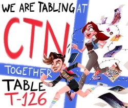 So here it is!! The Cat is out of the bag!! @angiensca and I are tabling together at this year’s CTN!!! First time ever tabling for the both of us!! Can’t wait to see you guys there!! Now I gotta do all the merch 