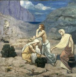 Pierre-Cécile Pouvis de Chavanne (Lyon, 1824 - Paris, 1898), The shepherd&rsquo;s song (1891)