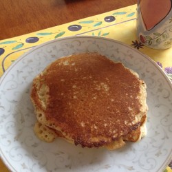 #breakfast #glutenfree #pancakes #yum with #coffee