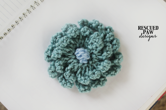 Crochet Flower with center