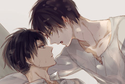 ereri-is-life:  chaYI have received permission from the artist to repost their work. { x } 