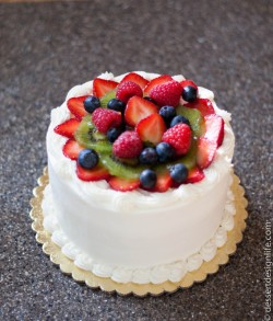 confectionerybliss:  Fruit Basket Cake | Dessert Design Life