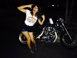Lost my motorcycle virginity last night😻